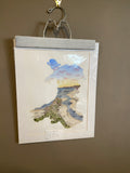 Wales Original Painting Mated to size 11x14
