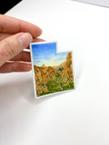 Utah Zion National Park Decal, Watercolor Zion Sticker, Angels Landing