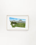 Montana Glacier National Park, Montana Watercolor Painting