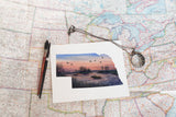 Nebraska Platte River Watercolor Painting, Nebraska State, Nebraska Map Art, Nebraska Poster