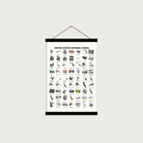 National Parks Sticker Tracker 18x24