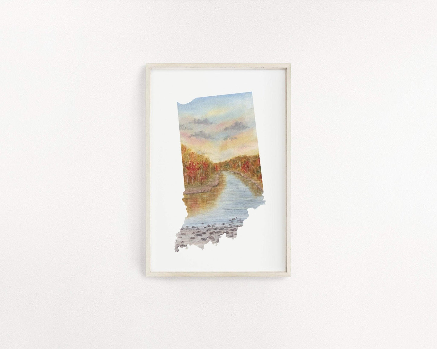 Indiana Watercolor Print, Indiana Dunes National Park Emilie Taylor Art