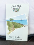 Connecticut Decal, Watercolor Connecticut Sticker, CT Car Decal, State Decal, State Sticker, Thermos Decal, Waterproof Connecticut Decal