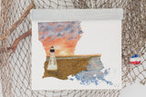 Louisiana Greeting Card, Louisiana Notecard, LA Greeting Card, Watercolor state card,  LA card art - Emilie Taylor Art