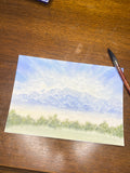 Pastel Thunderheads Original Painting