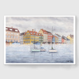 Misty Morning in Copenhagen Limited Edition Print