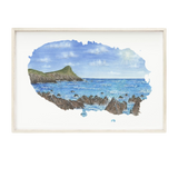 Terceira Watercolor Painting, Terceira Art, Island of Terceira, Azores Artwork, Azores Archipelago