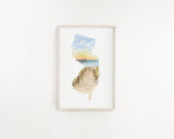 New Jersey Watercolor Print, New Jersey State Art, Home State, New Jersey Print,  Jersey Shore NJ - Emilie Taylor Art