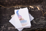 Delaware Greeting Card, Watercolor Home State Card, Delaware Travel Card,  Delaware Souvenir - Emilie Taylor Art