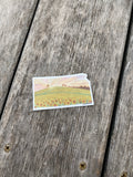 Kansas Decal, Watercolor Kansas Sticker, KS Car Decal, Home State Decal, Sunflower State art