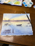 Fishing For Two Original Painting