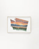 Washington Olympic National Park, Hoh Rainforest, Watercolor Print