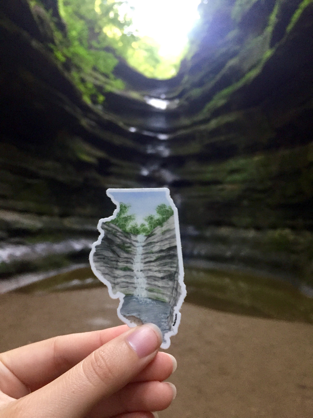 2019 I got to visit Starved Rock State Park! The place I painted in Illinois! - Emilie Taylor Art
