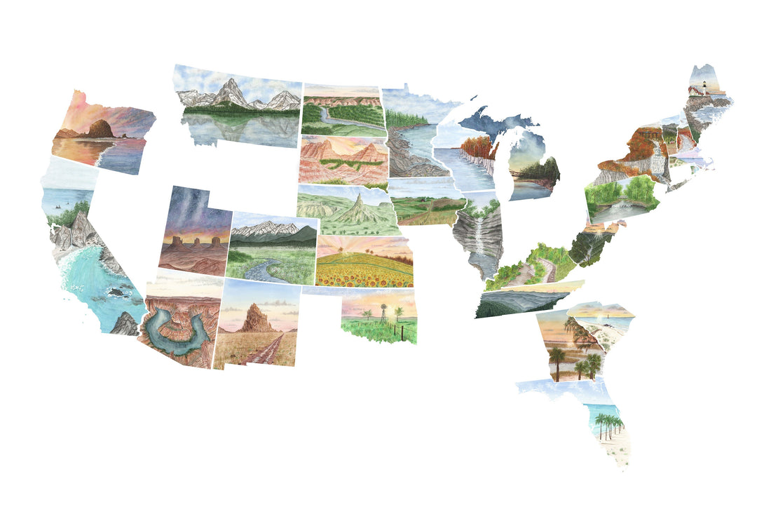 21-30 State Stories - Emilie Taylor Art