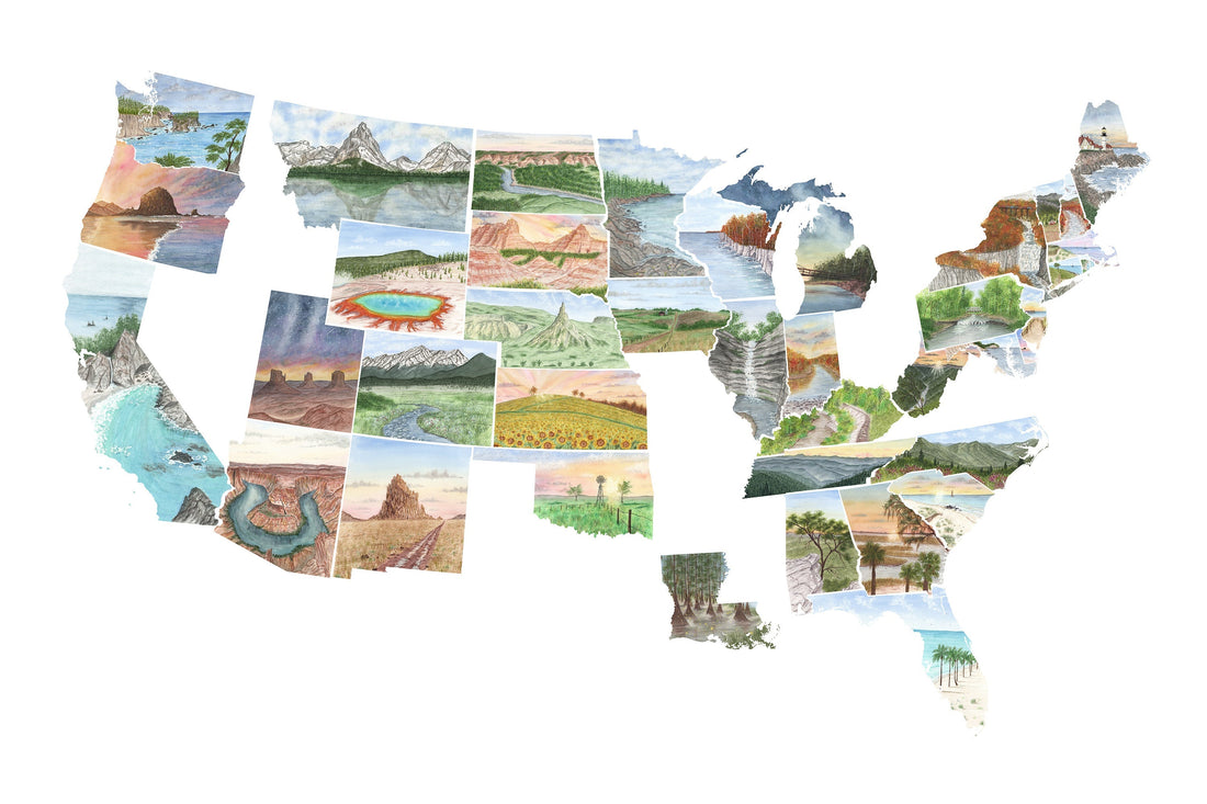 31-40 State Stories - Emilie Taylor Art