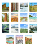 National Park Watercolor art Poster | Pick from all 63 US National Parks