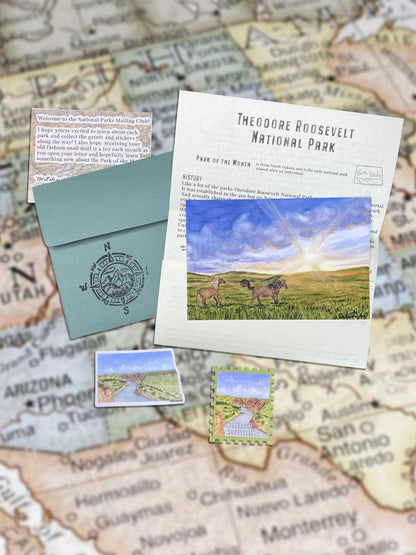 National Park Mail Club Edition #1 Theodore Roosevelt (Catch-Up Non Subscription/Single Mailer)