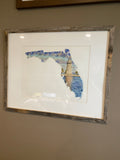 Florida Biscayne National Park Original Painting Mated and framed to size 16x20