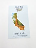 California Sticker, Sequoia National Park Sticker, Watercolor California Sticker, CA Car Decal