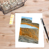 Utah Arches National Park Watercolor Painting, Arches National Park, Delicate Arch, Utah State Art, Utah Print,