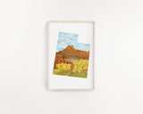 Utah Canyonlands National Park Watercolor Painting, Mesa Arch Canyonlands Souvenir, Utah Print
