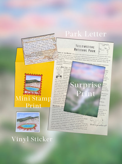 National Park Mail Club Edition #2 Yellowstone (Catch-Up Non Subscription/Single Mailer)