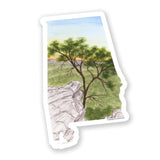Alabama Decal, Watercolor Alabama Sticker, AL Car Decal, Home State Decal Emilie Taylor Art