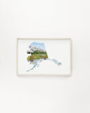 Alaska Wrangell - St. Elias National Park Watercolor Painting, Wrangell - St. Elias Souvenir Emilie Taylor Art