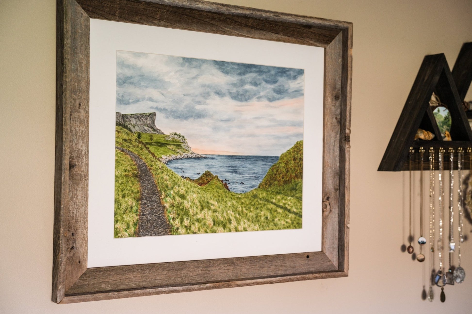 Bay of Dreams Original Painting Framed to size 20x24 Emilie Taylor Art