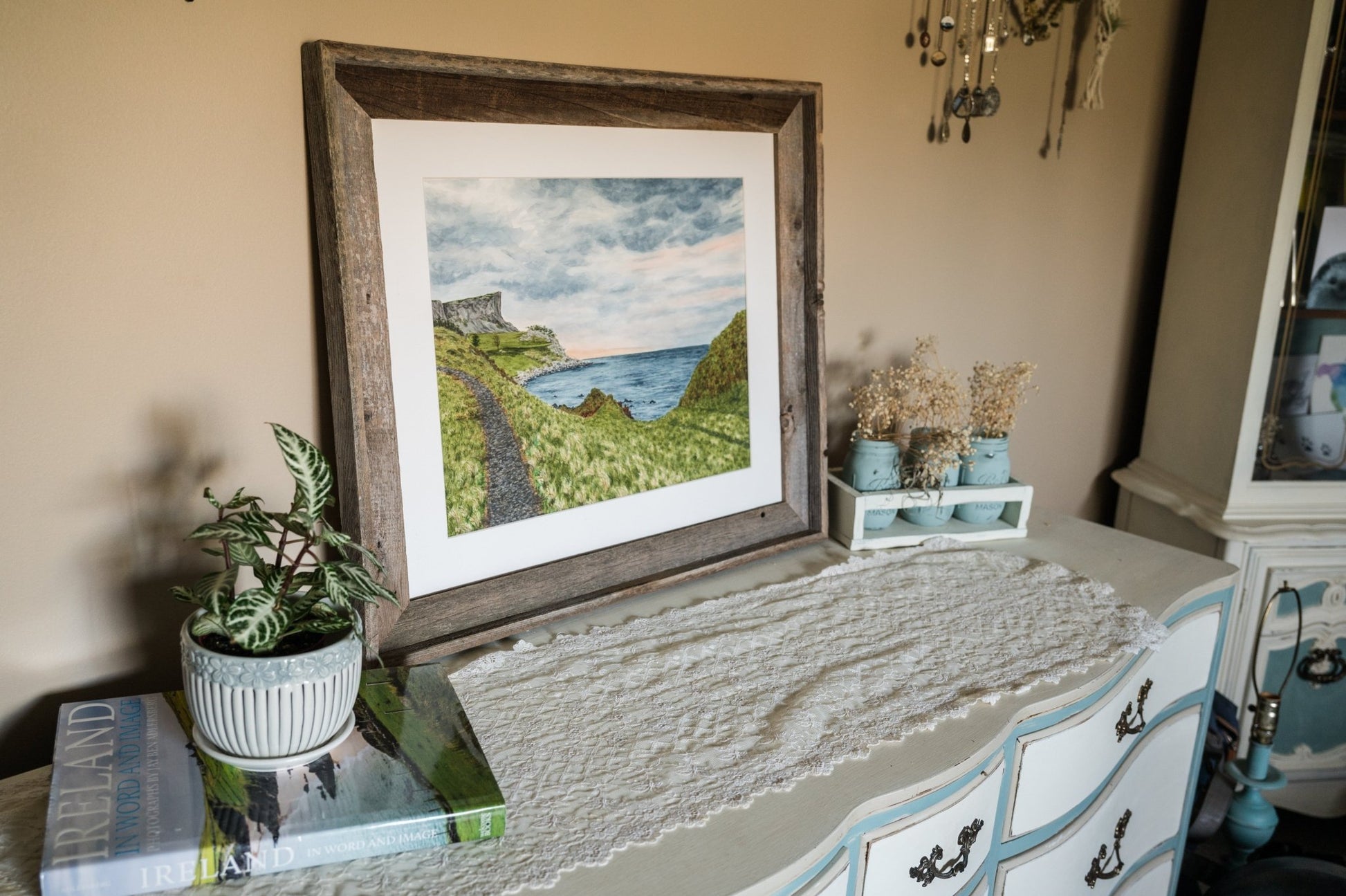 Bay of Dreams Original Painting Framed to size 20x24 Emilie Taylor Art