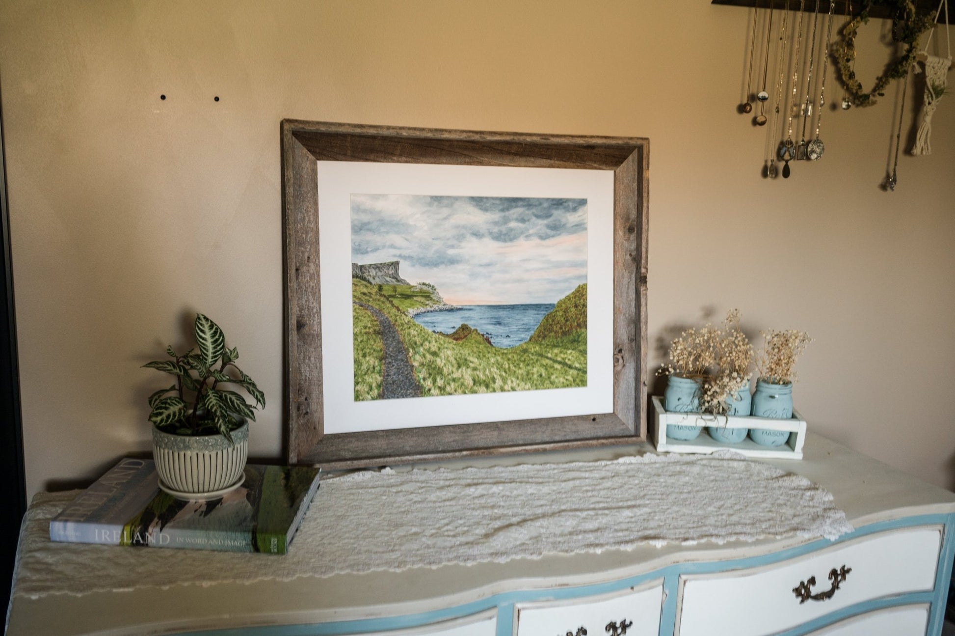 Bay of Dreams Original Painting Framed to size 20x24 Emilie Taylor Art