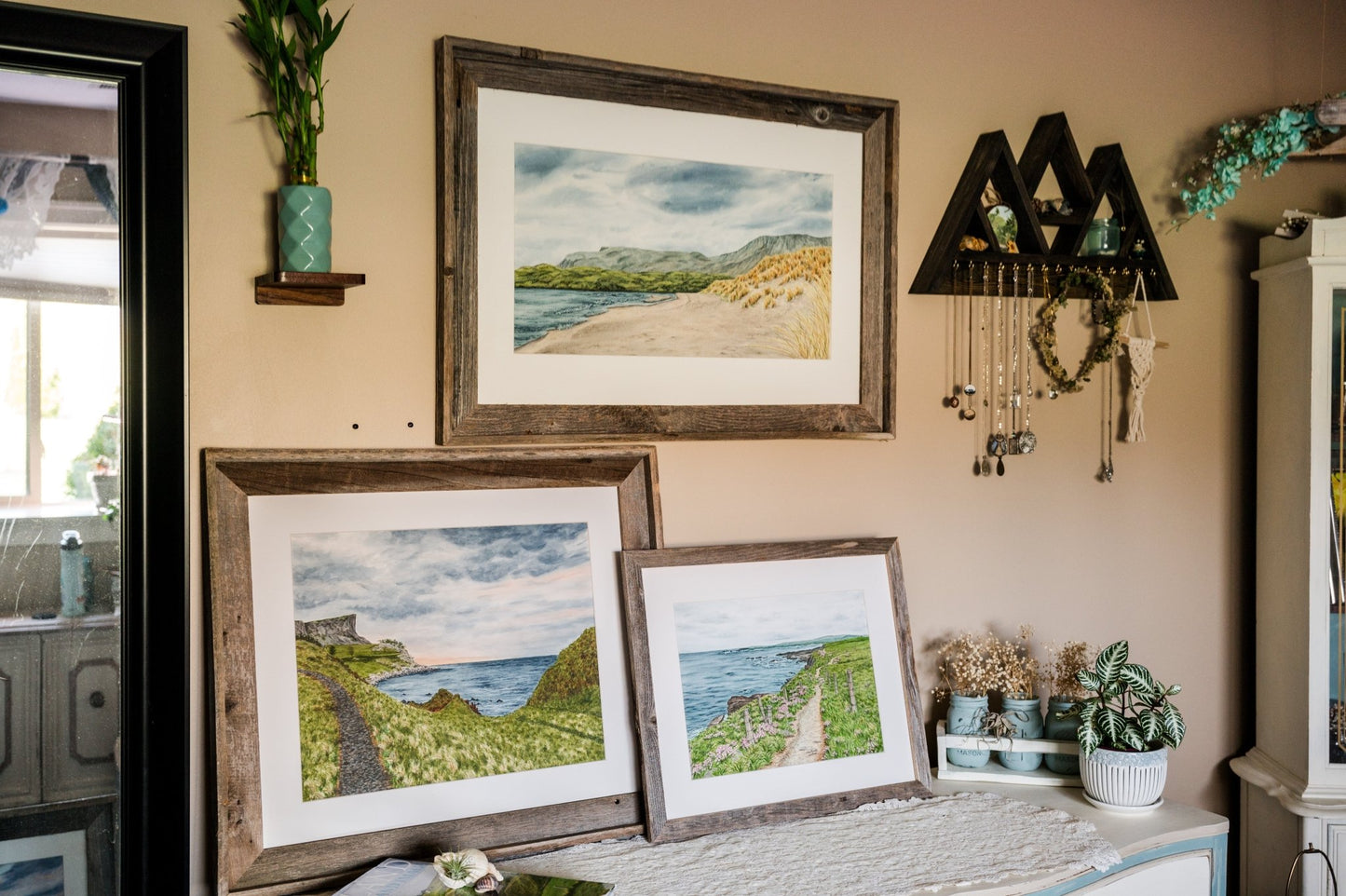 Bay of Dreams Original Painting Framed to size 20x24 Emilie Taylor Art