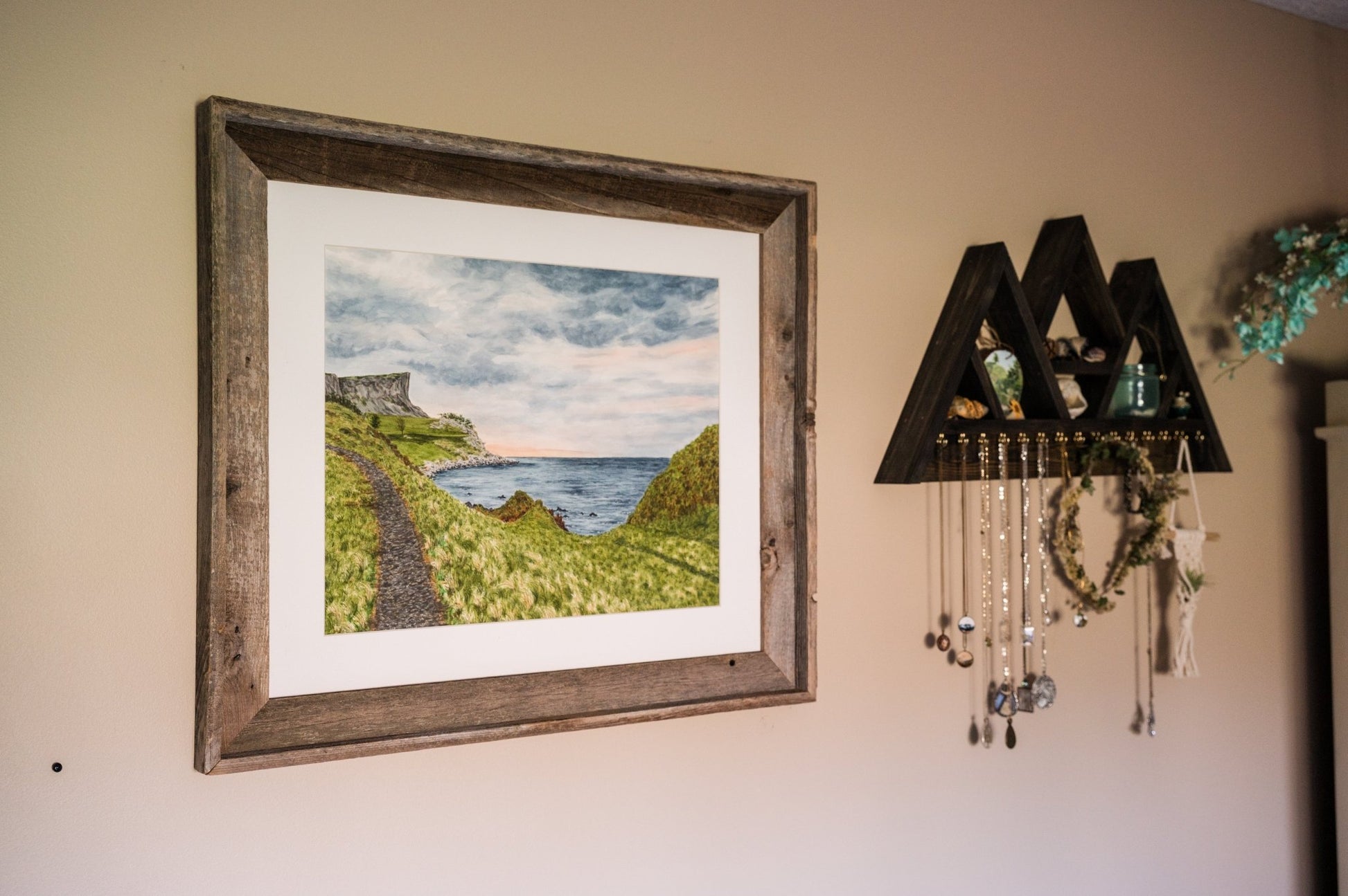 Bay of Dreams Original Painting Framed to size 20x24 Emilie Taylor Art