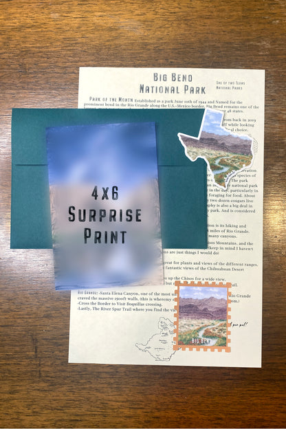 National Park Mail Club Edition #3 Big Bend Catch-Up (Non Subscription/Single Mailer)