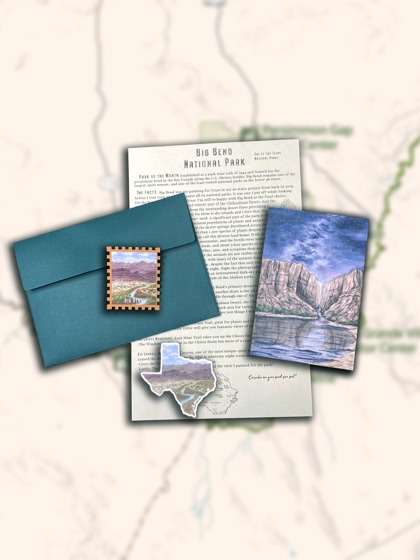 National Park Mail Club Edition #3 Big Bend (Non Subscription/Single Mailer)