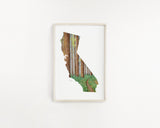 California Lassen Volcanic National Park Watercolor Print, California Lassen Volcanic Souvenir Emilie Taylor Art