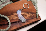 California Yosemite National Park Keychain, California State keychain Souvenir Emilie Taylor Art