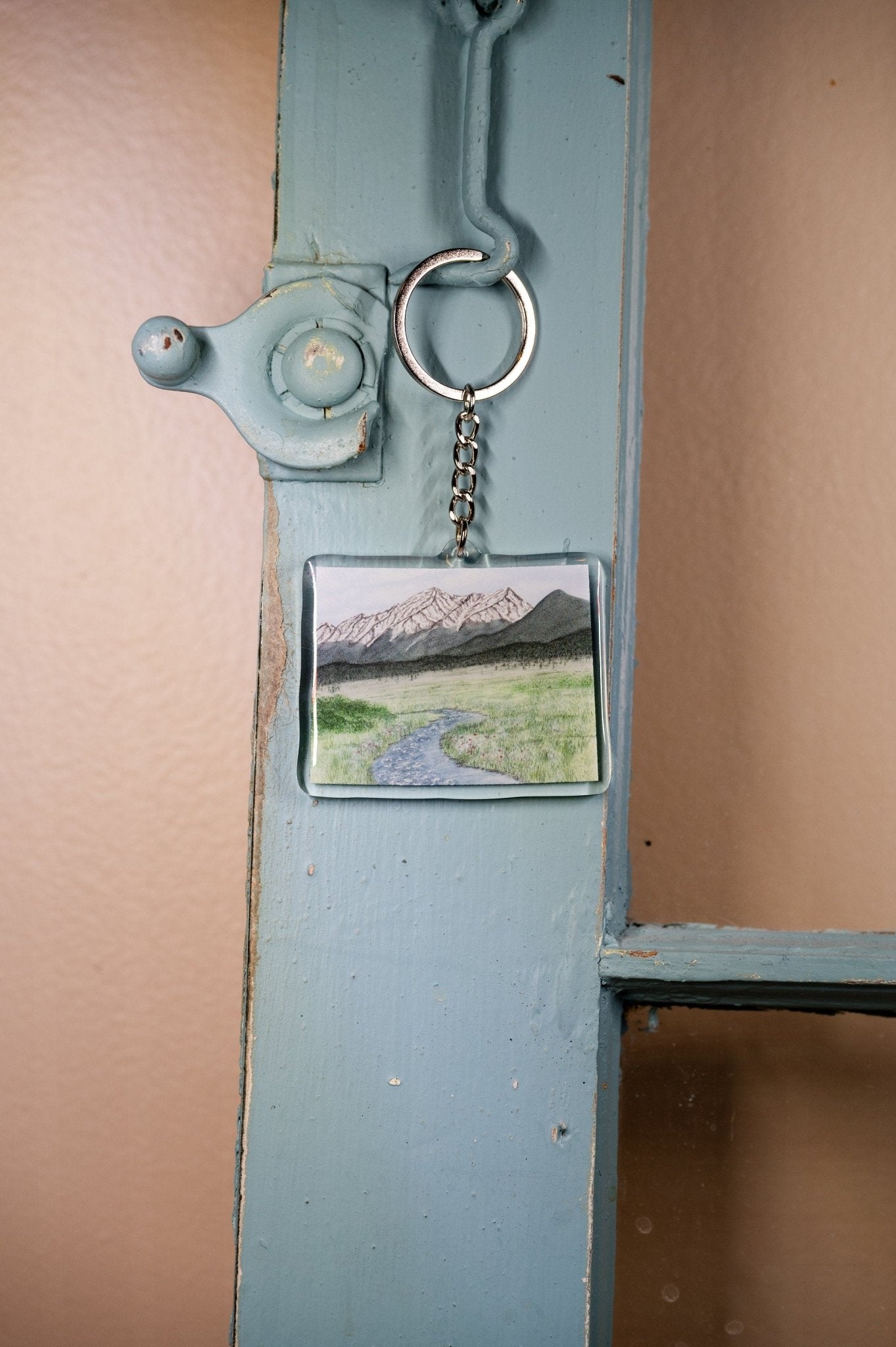 Colorado Keychain, Colorado Mountains Keychain, Colorado Artwork, State keychain, State Souvenirs, Home State Keychains Emilie Taylor Art