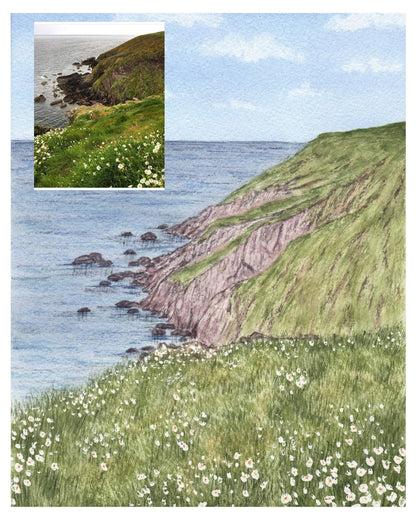 Custom Watercolor Landscape Original Painting, Custom Landscape, Custom Painting gift Emilie Taylor Art