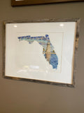 Florida Biscayne National Park Original Painting Mated and framed to size 16x20 Emilie Taylor Art