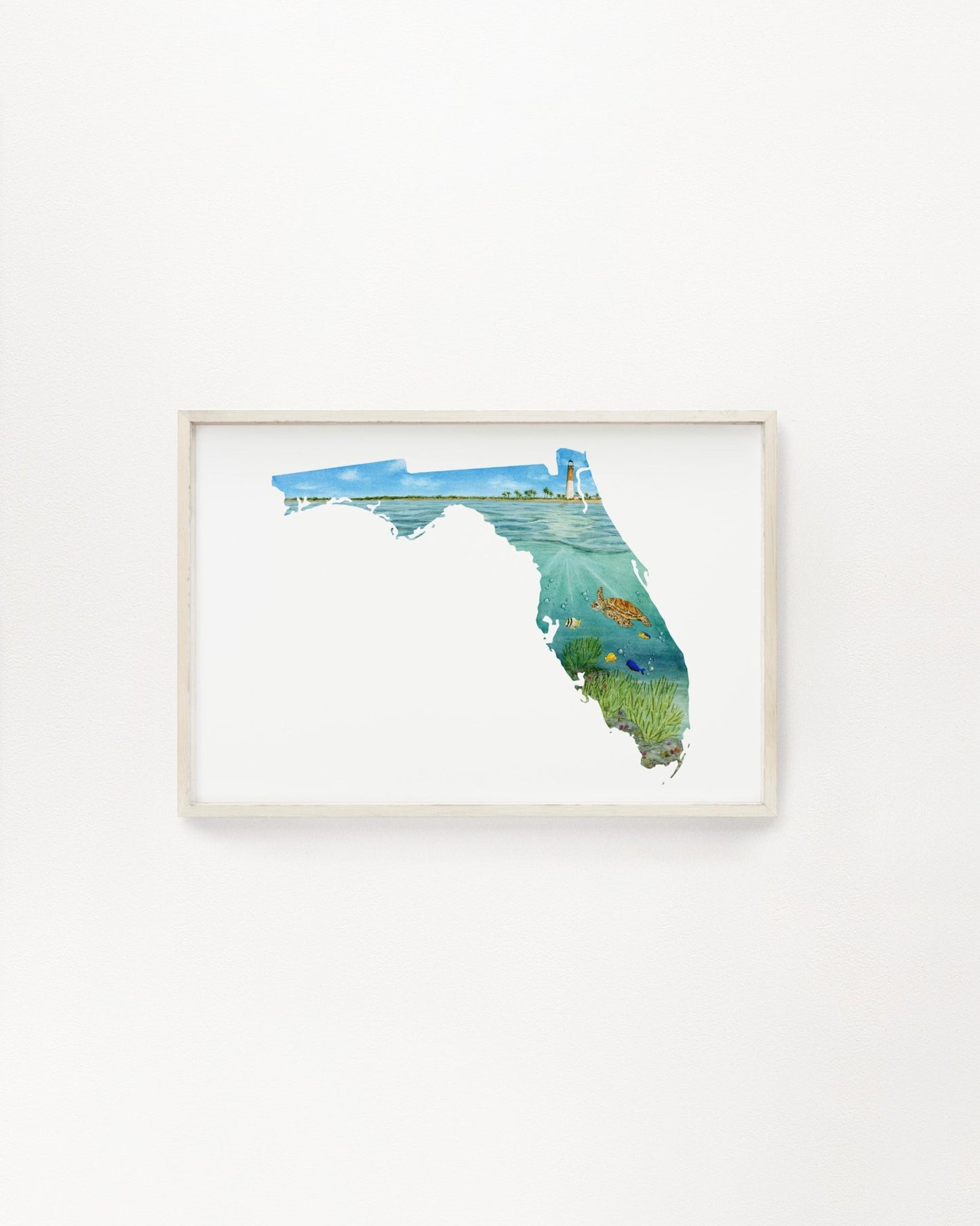 Florida Dry Tortugas National Park Print, Florida Watercolor Painting, Florida Souvenir Emilie Taylor Art