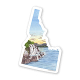 Idaho Decal, Watercolor Idaho Sticker, ID Car Decal, State Decal, State Sticker, Thermos Decal, Waterproof Idaho Decal, ID Decal Emilie Taylor Art