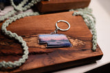 Nebraska Keychain, Platte River Keychain, Nebraska Artwork, Sandhill Cranes, State Souvenirs