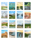 Redwoods National Park Watercolor Art Print | California Park Posters