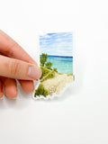 Indiana Dunes National Park Decal, Watercolor Indiana Sticker, Indiana Dunes Souvenir, IN Car Decal, State Decal Emilie Taylor Art