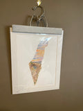Israel Original Painting Mated to size 11x14 Emilie Taylor Art