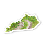 Kentucky Decal, Watercolor Kentucky Sticker, KY Car Decal, State Decal, State Sticker, Thermos Decal, Waterproof Kentucky Decal Emilie Taylor Art