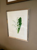 Lily of the Valley Original Painting Mated and framed to size 16x20 Emilie Taylor Art
