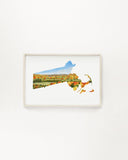 Massachusetts in the Fall Watercolor Painting, Berkshire Massachusetts Emilie Taylor Art