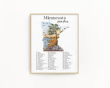 Minnesota State Park Tracker | State Parks of Minnesota Emilie Taylor Art